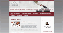 Desktop Screenshot of incapacidadpermanente.org