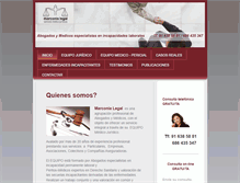 Tablet Screenshot of incapacidadpermanente.org